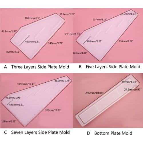 Jewelry Resin Pigment Bottle Storage Silicone Resin Mold Display Rack Tray Molds