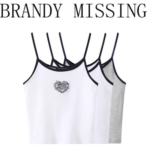 Slim Girls Soft Cotton Bomb Camis 2021 Summer Fashion Ladies Vintage Tops Streetwear Women Sexy Embroidery Top Female Chic