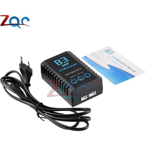 IMaxRC COMcharger B3 2S-3S Lithium Battery Charger for Drone Toys 20W 1.6A AC110-240V US Plug / EU Plug