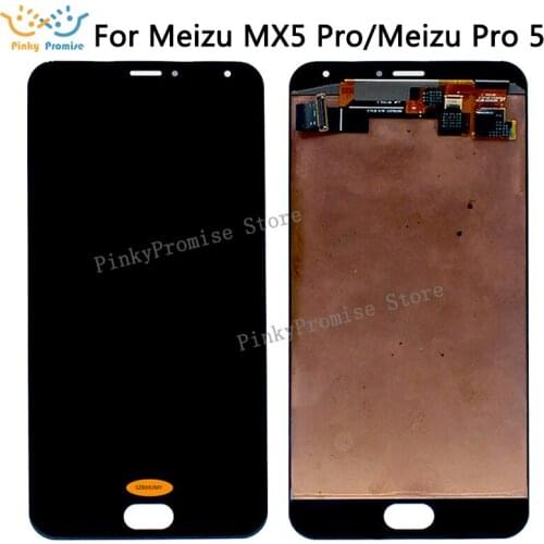 5.7" for Meizu Pro 5 pro5 LCD screen Display+Touch panel Digitizer with frame for meizu mx5 Pro lcd Black/White Assembly repair
