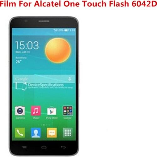 1/2/5/10 Pcs Ultra Thin Clear HD LCD Screen Protector Film With Cleaning Cloth Film For Alcatel OneTouch Flash 6042D