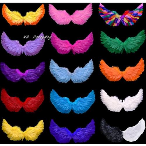 1pcs Angel Feather Wings Props Show Fairy Costume Wedding Party Birthday Gift Carnival Halloween Christmas Xmas home decor