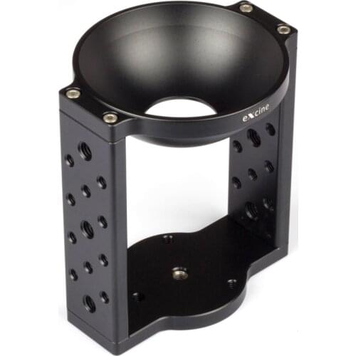 100mm Half-Ball Flat to Bowl Adapter Riser Cradle Converter fr Video Film Camera Dolly Tripod Fluid Head Rail Slider Crane Track