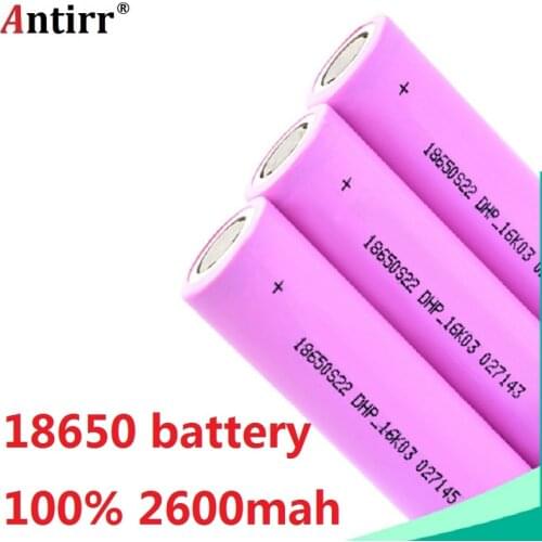 100% Original 18650 2600 battery 3.7V 20A Original 18650 rechargeable li-ion Battery For LG samsung ICR18650-26F Free shipping