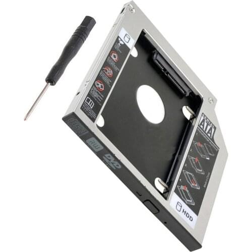 12.7mm SATA 2nd SSD HDD Caddy for Toshiba Satellite C660 C655 C650 C670 TS-L633J Hard Disk Drive Caddy