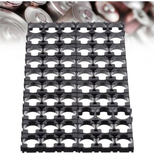 20pcs 18650 Battery Spacer Radiating Shell Plastic 3x Cell Spacers Heat Holder High Quality Batteries Bracket