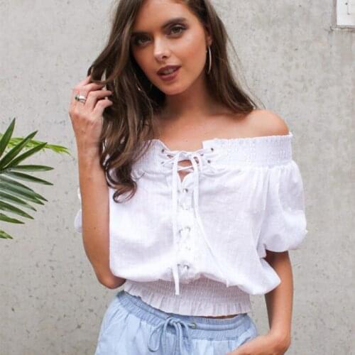 Aecu White Blouses