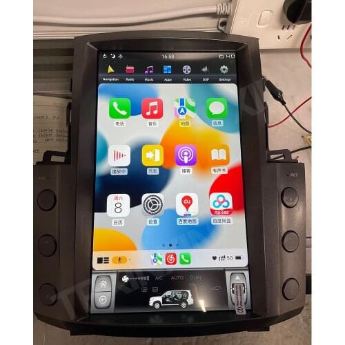 4+128G For Lexus LX570 2007-2015 Tesla Style Android 9.0 Car GPS Navigation Stereo Headunit Multimedia Player Auto Radio Carplay