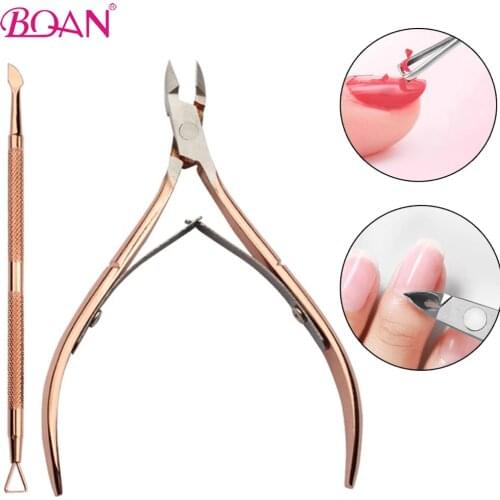 BQAN Dead Skin Scissors Nail Tools Hand Exfoliating Barbed Dead Skin Pliers Stainless Steel Skin Scissor Nipper Clipper Tool