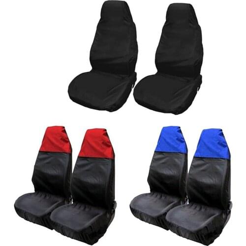 Car Front Seat Cover Nonslip Backing Nylon Dust-proof Cushion Waterproof Universal Seat Cover For Builders Farmers Protector New