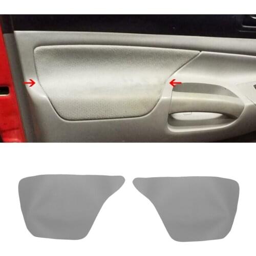 For Toyota Tacoma 2005 2006 2007 2008 2009 - 2015 2pcs Car Microfiber Leather Front Door Armrest Panel Cover Protective Trim