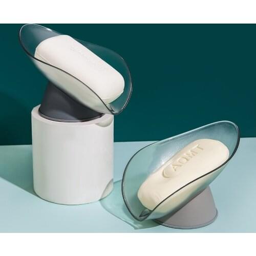 Bathroom Drain Soap Holder Box Suction Shower Soap Dish Storage Shelf Bathroom Shower Soap Holder Box Bathroom Supplies