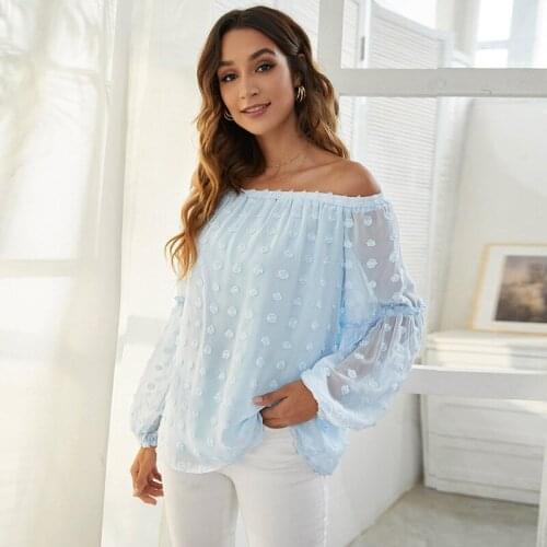 EIJINER Off Shoulder Blouses