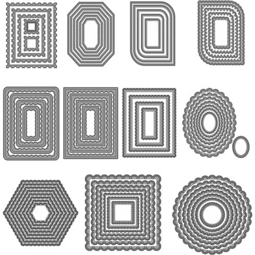 Enjoy boxMetal Cutting Dies for Scrapbooking Steel Craft Die Cut Embossing Paper Card Album Stencil