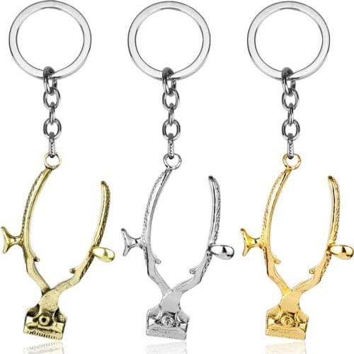 Gol/Ancient Bronze Color Hairdresser Hairdressing Scissors Keychains Keyrings Women Men Barber Gifts Jewelry Key Rings