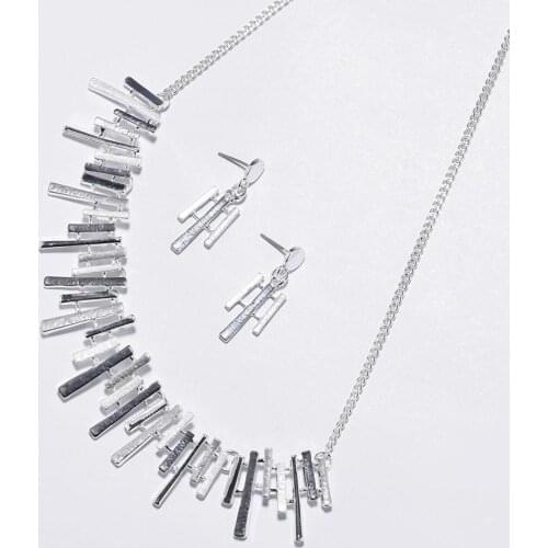 New 2020 geometric Necklace set Enamel Womens Necklace for Women Gift party Wedding Summer jewelry