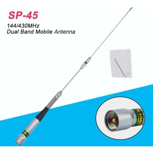 Original NAGOYA SP-45 Car Mobile Two Way Radio Antenna VHF UHF Dual Band 144/430 MHz 2.15/5 dB High Gain UHF PLug PL-259