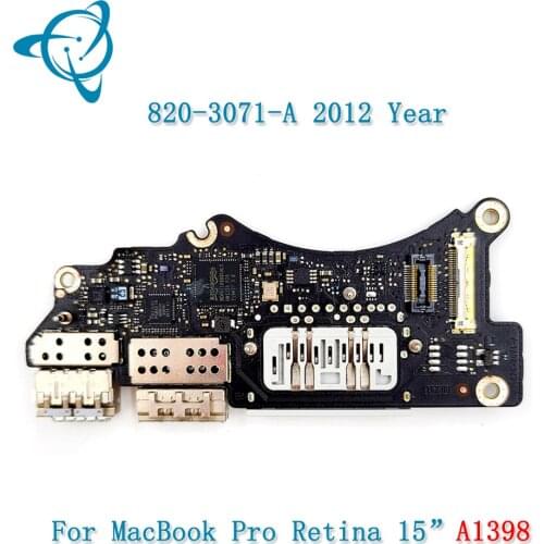 Shenyan Original Laptop A1398 I/O USB HDMI Board For MacBook Pro Retina 15" I/O Board 820-3071-A Mid 2012 2013 Early