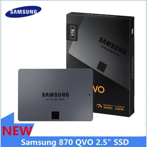 Original Samsung 4TB 2TB 1TB 870 QVO 2.5" Internal Solid State Drive MLC SATA3 SSD SATAII HDD Hard Drive