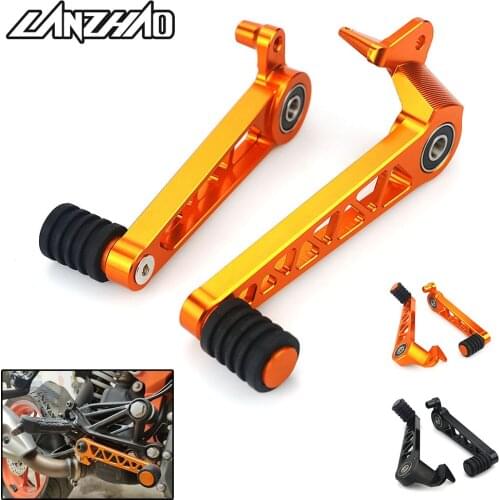 Pair CNC Aluminum Motorcycle Foot Brake Lever & Gear Shifting Lever Foot Pedal for KTM 250 390 Duke 2017 2018 2019