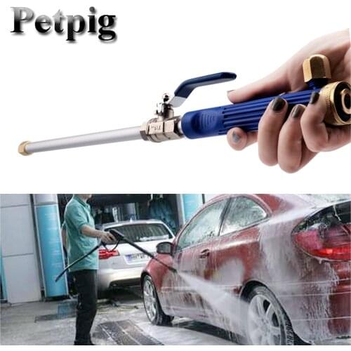 Garden Watering Sprinkler Gun High Pressure Water Gun Power Spray Nozzle Hose with Long Car Cleaning
