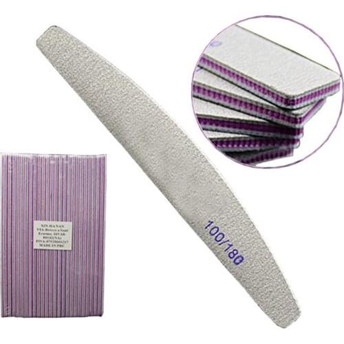 10pcs/lot Professional Fingernail Nail Buffer Manicure Polisher Nail Files Manicure Double Sided Availability for Nail Polishing