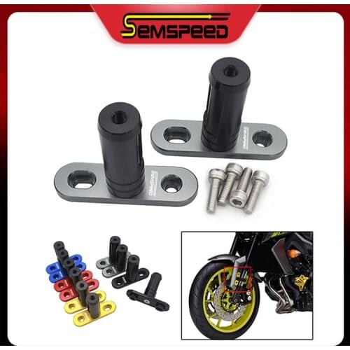 SEMSPEED Front Motorcycle Headlight Bracket Spotlight Fog Light LED Support For Yamaha MT-01 MT-03 MT-07 MT-9 MT-10 MT-15 MT-125