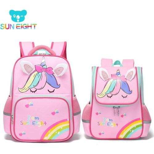 SUN EIGHT Cute Kindergarten Animal Backpacks Baby School Bags Cartoon Gift Waterproof Toddler Bag
