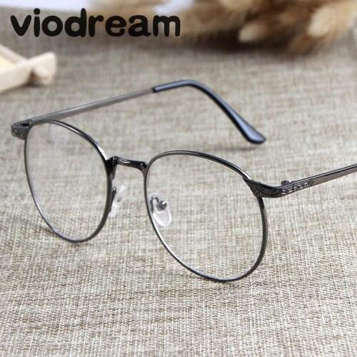 Viodream Korean style Full Frame Metal Retro Flat Optical Glasses Frame Prescription Eyewear Eyeglass Frames Oculos De Grau 1602