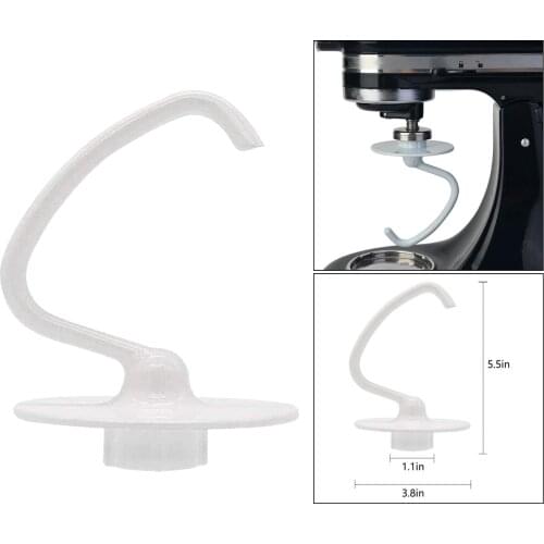 Aluminum K45DH C Dough Hook Replacement Exact for Kitchen-Aid K5SS KSM5 KP50P KPM5 KSM50P KSMC50S KPM50 4.5-5 QT