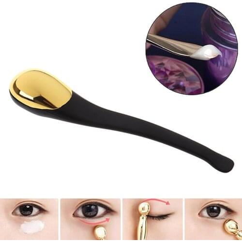 Eye Cream Applicator Anti Wrinkle Eye Massager Stick Facial Mask Mixing Brush Essence Mixing Metal Spatula Care