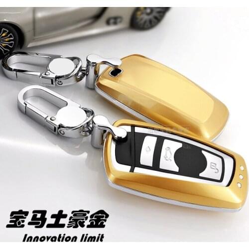 Aluminium alloy Car key bag car key case car key chain suitable for Bmw 320Li/ GT 320i/ 525/ 520/ X3 X4 3 series 2 series 5