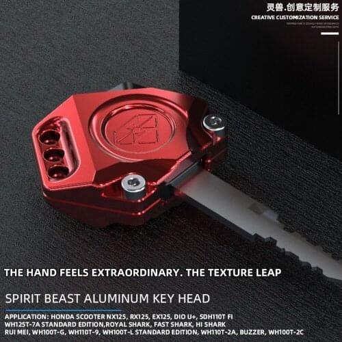 Motorcycle Key Case Cover Shell for Honda RX NX EX 125 DIO U+ SDH110T Fi