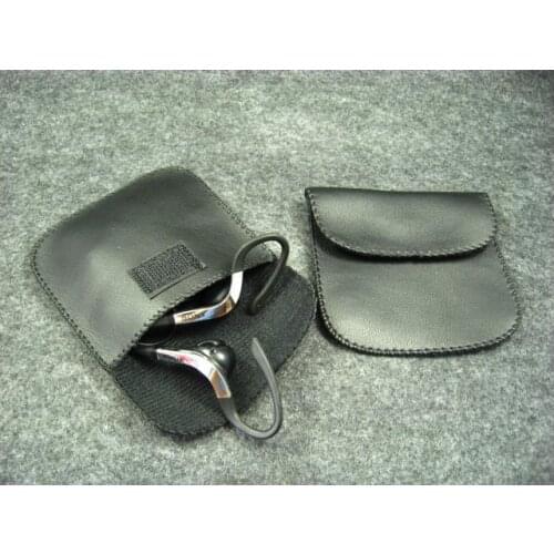 Black earphone bag Headphones pouch Mini-protection sleeve data charging cable case Protective Pouch Coin small bags