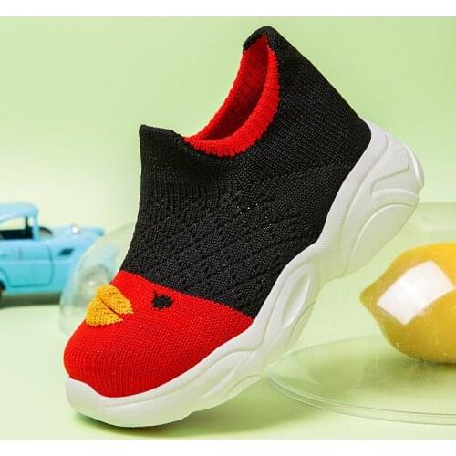 New Kids Sneakers Children Baby Girls Boys cute Mesh breathble Socks Sport Run Sneakers Shoes Light Up Shoes