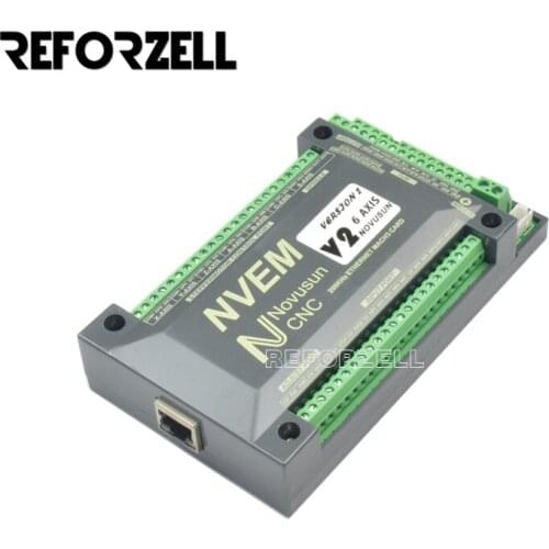 Ethernet Port NVEM 3 4 5 6 Axis Mach3 Control Card 250KHz for CNC router Mach3 CNC Motion Control Card