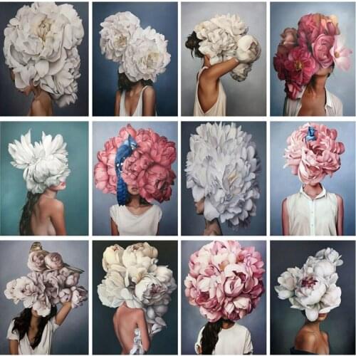 Beauty Diy Diamond Painting Diamond Embroidery Cross Stitch Flower Girls New Style Fantasy Lady Handcraft Mosaic Arts Kits