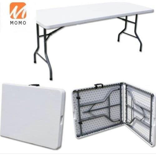 Hot selling Folding table round used for outdoor wedding folding tables 6 ft folding table