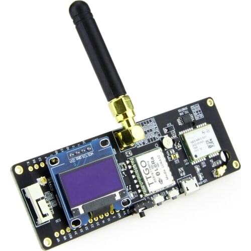 LILYGO® TTGO T-Beam V1.1 ESP32 433/868/915/923Mhz WiFi Bluetooth Module ESP32 GPS NEO-6M SMA 18650 Battery Holder With OLED