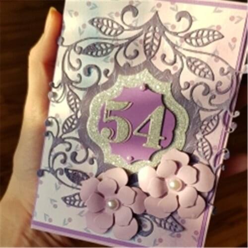 Metal Cutting Dies Lace Frame Stencils DIY Scrapbooking Album Decorative Embossing Folder Suit Paper Cards Dies Cut