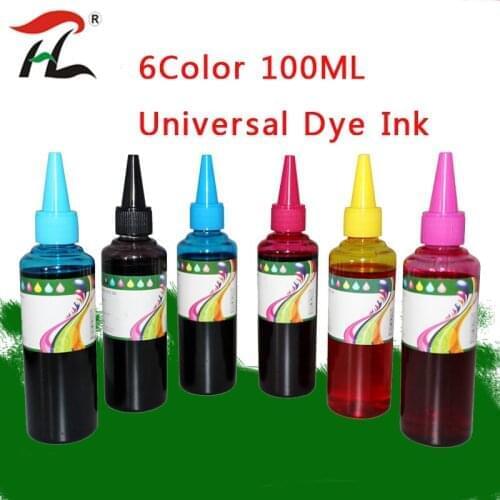 6Color 100ML Refill ink kit for HP 302 XL HP302 ink cartridge Replacement For HP envy 4510 4511 4513 4516 4517 4520 4522 4525