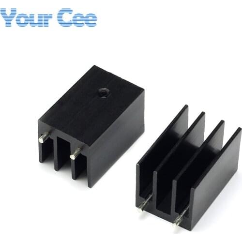 5 pcs 16*16*25mm TO-220 Heatsink Cooling Fin Radiator Aluminum Cooler Heat Sink 16X16X25mm