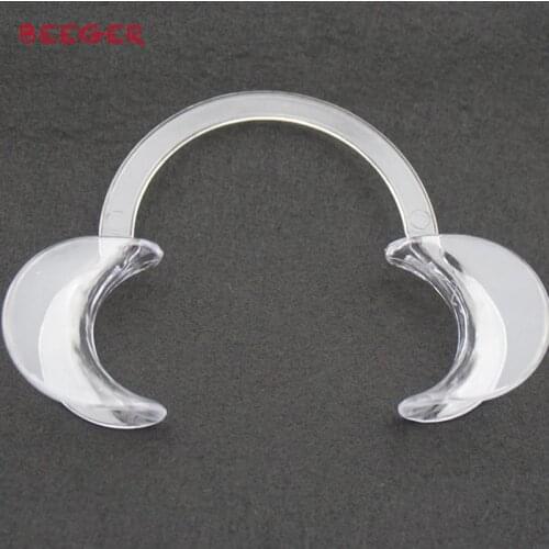 BEEGER Cheek Retractor Dental Mouth Gag,Clear ABS Open Stuff In Mouth Sex Products for Couples,drop shipping