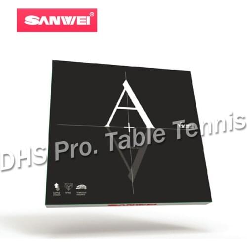 Sanwei A+ (Non-Tacky) pips-in table tennis / pingpong rubber with sponge