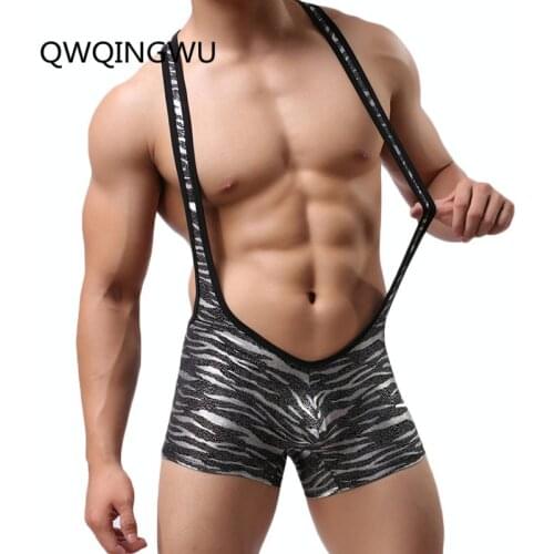 Sexy Mens Undershirt Soft Polyester Underwear Body Shaper Bodysuits Wrestling Singlet Leotard Fitness Body Jumpsuit Undershirt