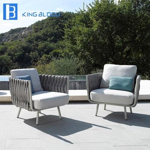 Modern High quality outdoor rope garden sofa furniture