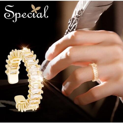 SPECIAL Ring Ring Bracelet Opening Adjustable Temperament Personality Trend Fashion Player 2021 New Trend S1855R