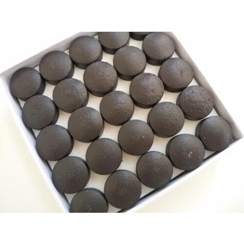 Xmlivet 8pcs/lot Otello Brown 13mm Billiards Pool cue tips Water Buffalo mono-layer Professional cue tips Billiard accessories