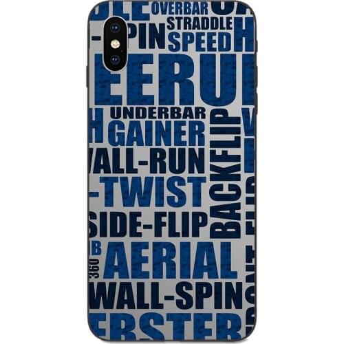 TPU Protective Case For Galaxy A10S A20S A2 Core A30S A40S A50S A70S A90 5G M10 M30S M40 Note 10 Plus Parkour Moves Text Quotes