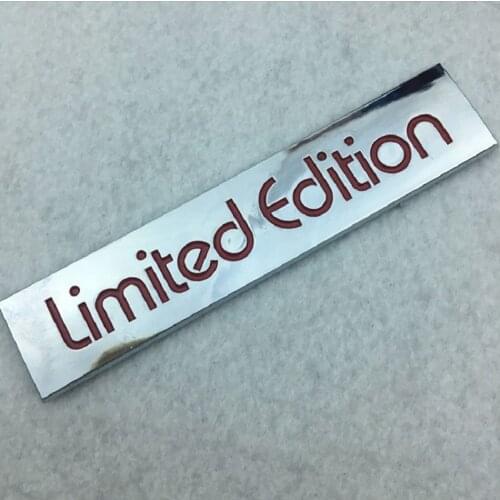 Limited Edition TSI Fender Tail Emblem Car Sticker Badge for Volkswagen VW Touareg Golf 4 5 3 GTI POLO CC Panel Passat B5 B6 B7